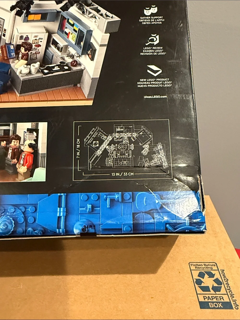 Lego Ideas Seinfeld Living Room Set 21328. Brand New in Box